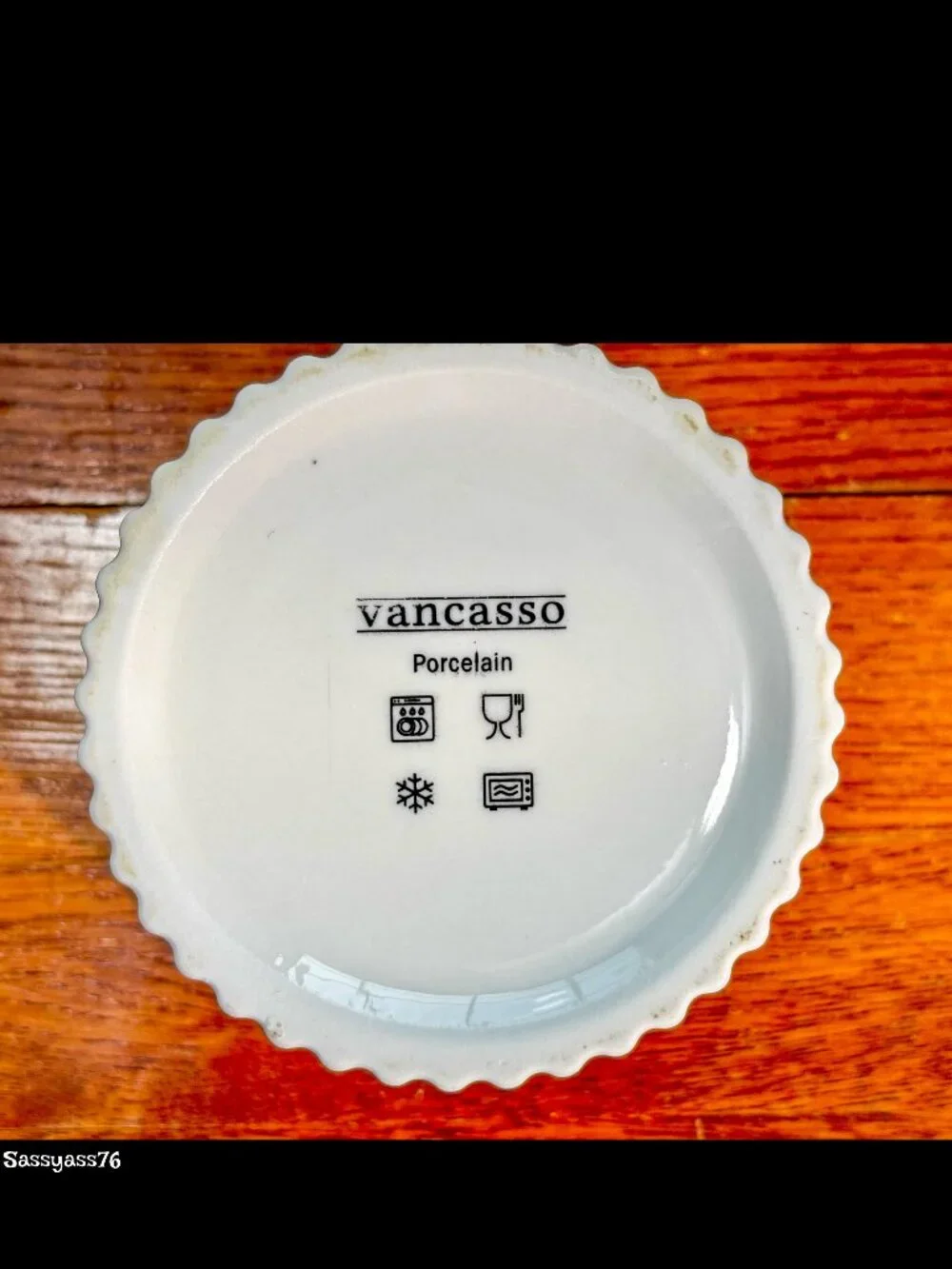 🆕NWT▪️VANCASSO▪️Set of Six 8 Oz White Porcelain Ramekins With Lids